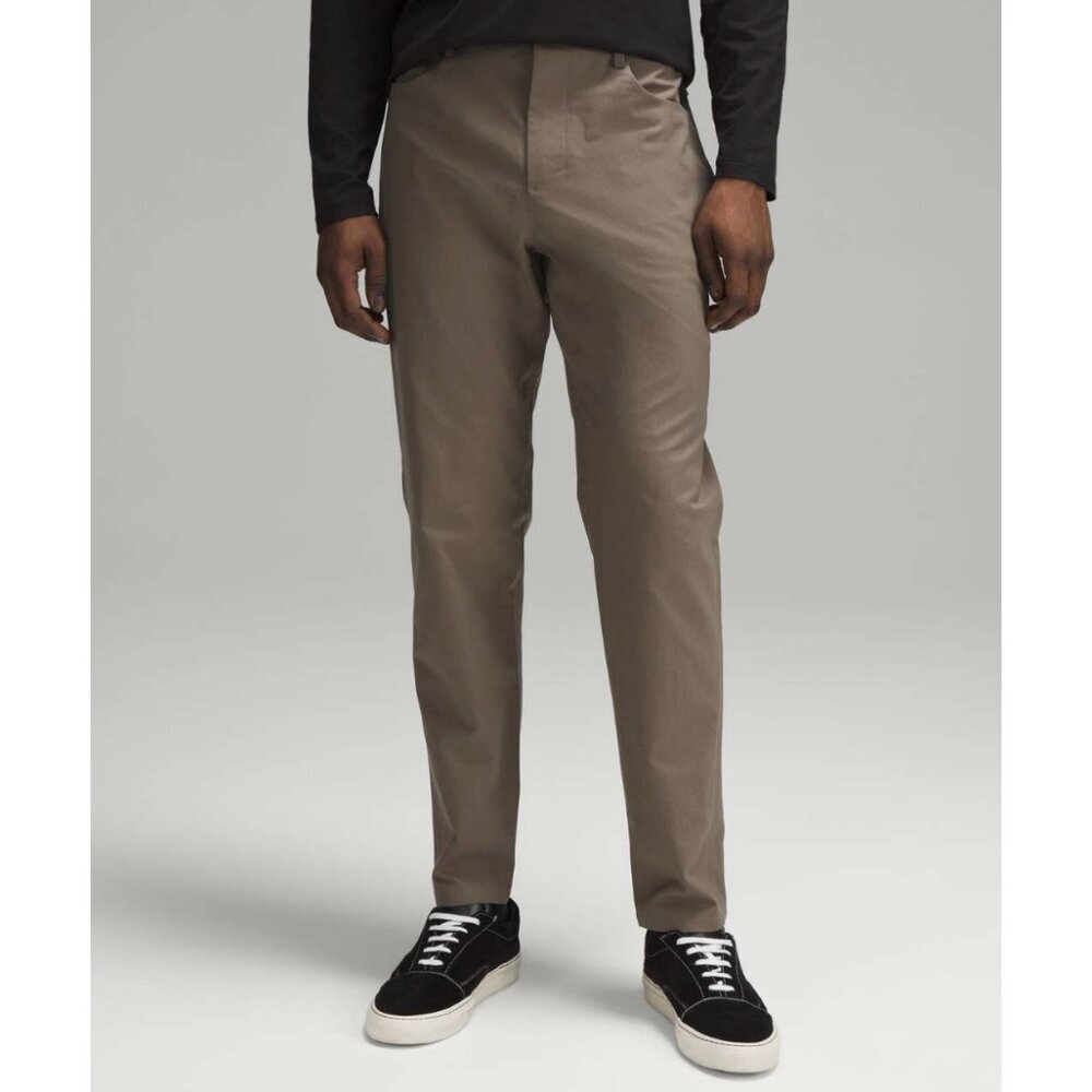 Lululemon Abc Bonded Twill Slim Fit Pant Trousers Tapered Straight Office Work